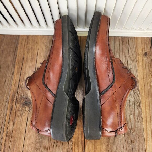 ECCO Holton Apron Toe Derby Dress Shoes Mens Sz 8.5 Brown Leather Preppy Oxfords main image 10
